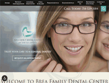 Tablet Screenshot of breafamilydental.com